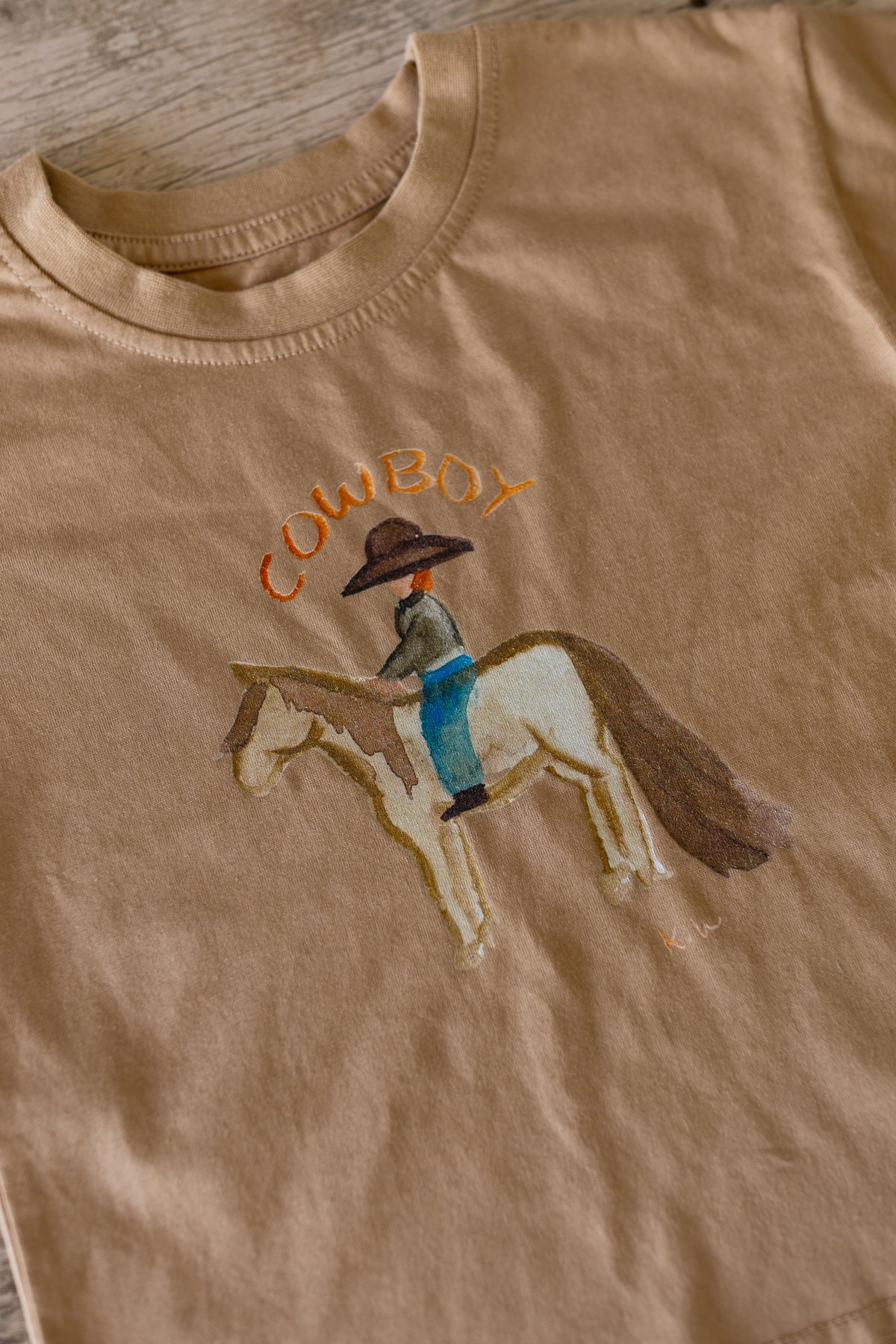 Cowboy T-shirt - 100% Organic Cotton