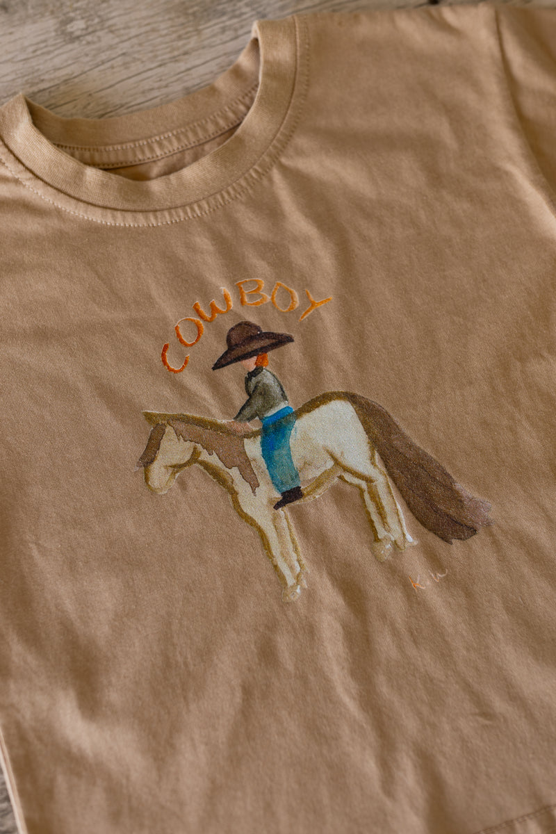 Cowboy T-shirt - 100% Organic Cotton