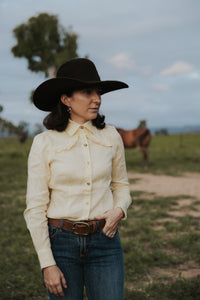 Sylvia - Semi Fitted- Butter Yellow