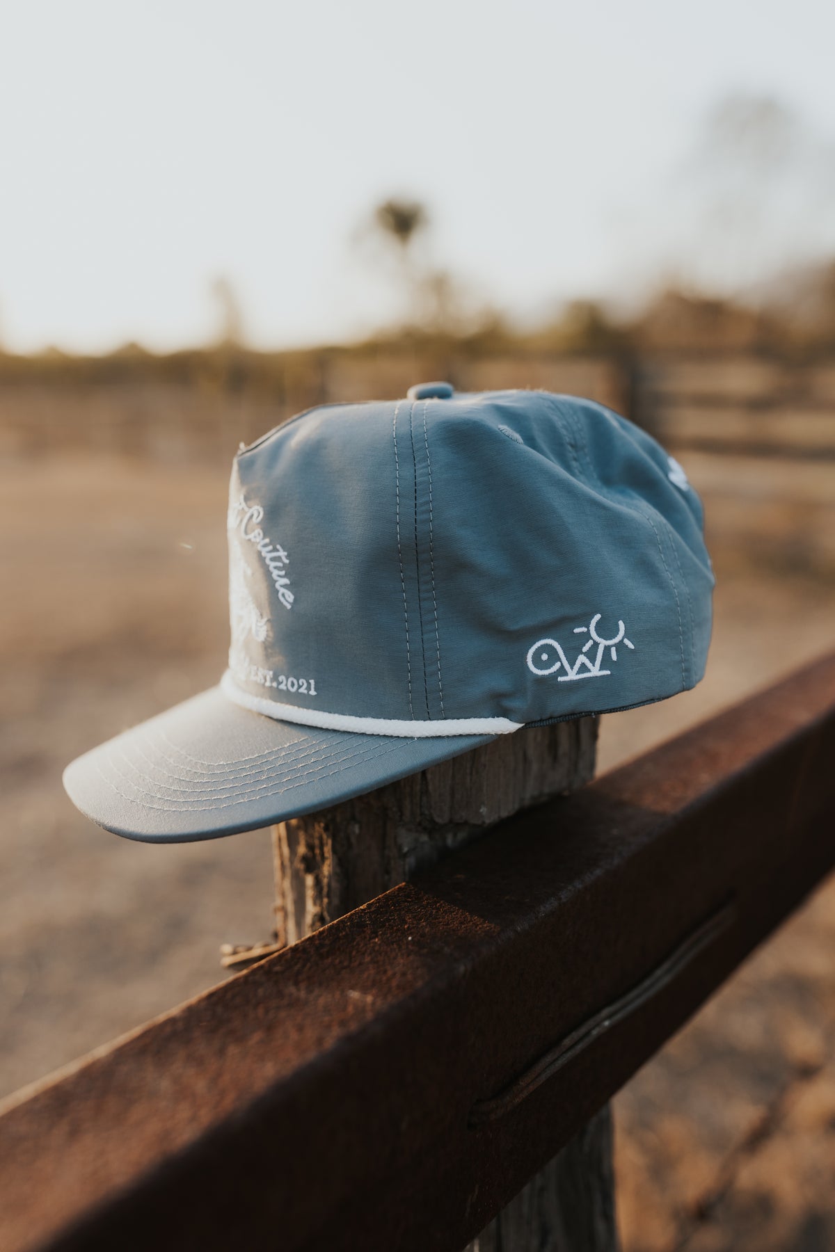 Out West Cap- Dusty Blue