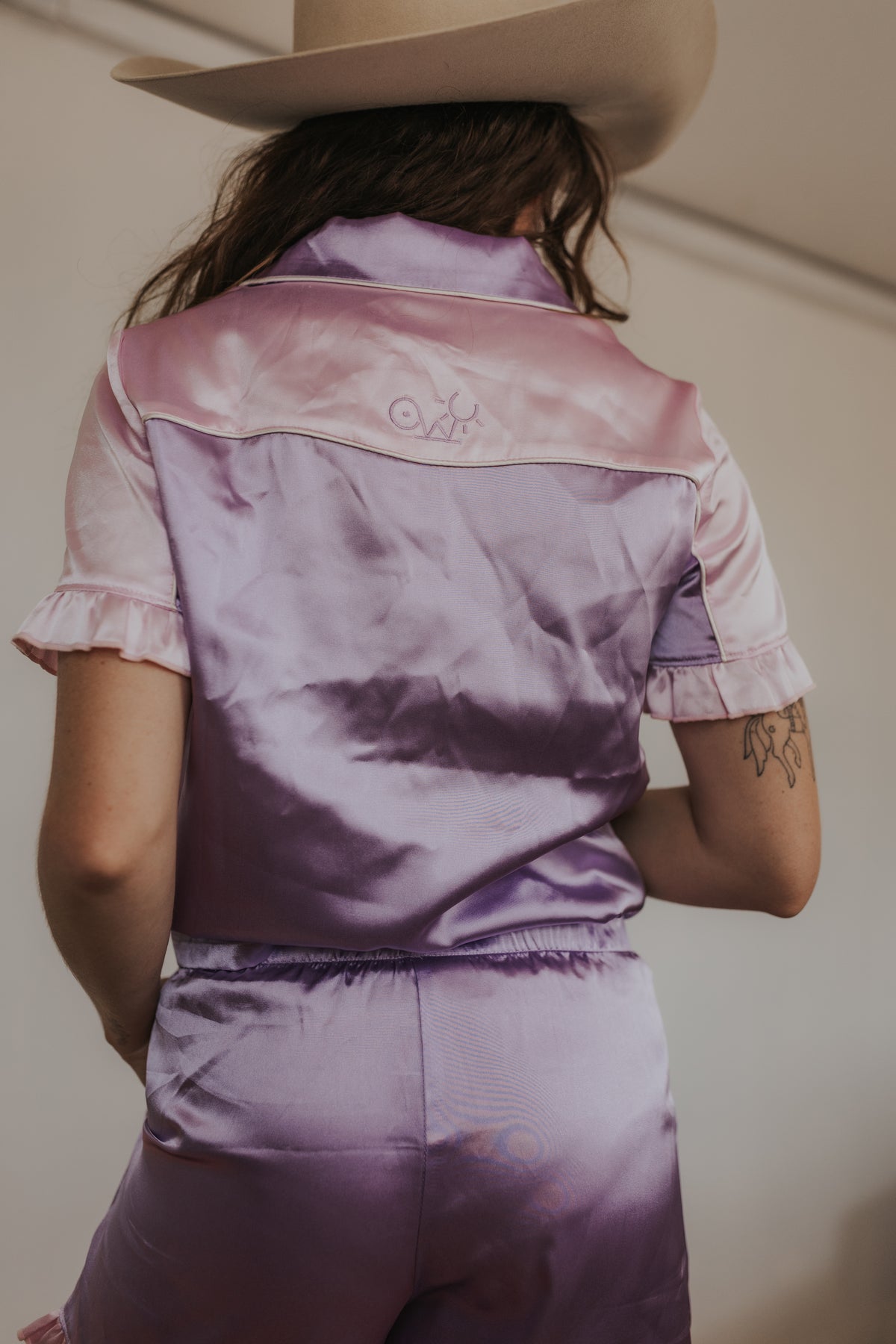 **PREORDER** Cowgirl Dreamin’ Womens Pyjamas- Lilac & Pink