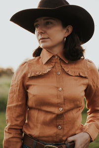 Sylvia - Semi Fitted- Rust